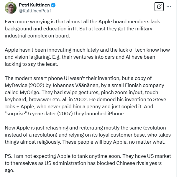 Siri 跳票、iOS 强绑 AI,库克震怒换帅!大佬锐评:苹果高层都是快 70 岁老头儿,该换懂 AI 的年轻人上了