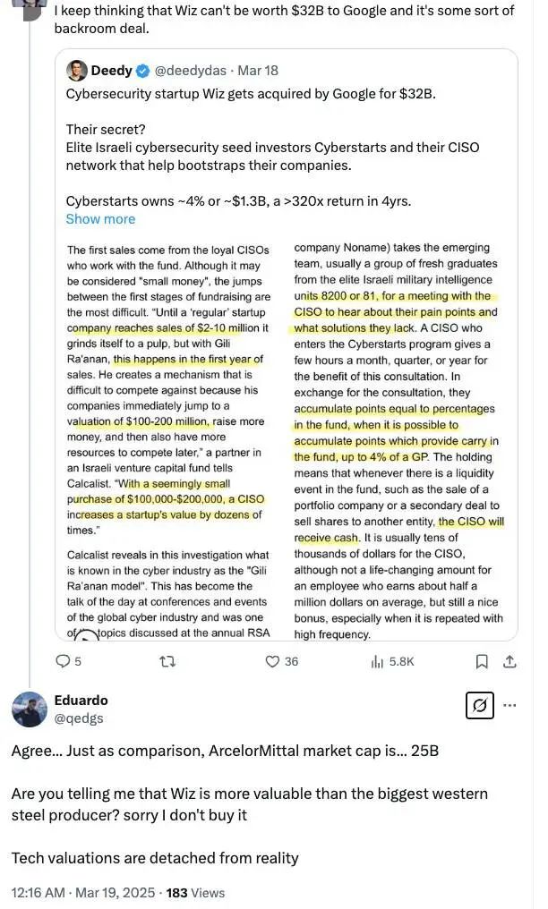谷歌史上最大收购:320 亿美元买下了发现 DeepSeek 数据库泄露的那家小企业